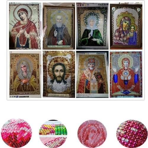 2020 New arrived 5D hot embroidery cross stitch crystal diamond painting the Orthodox Church for firend and christmas gift zx