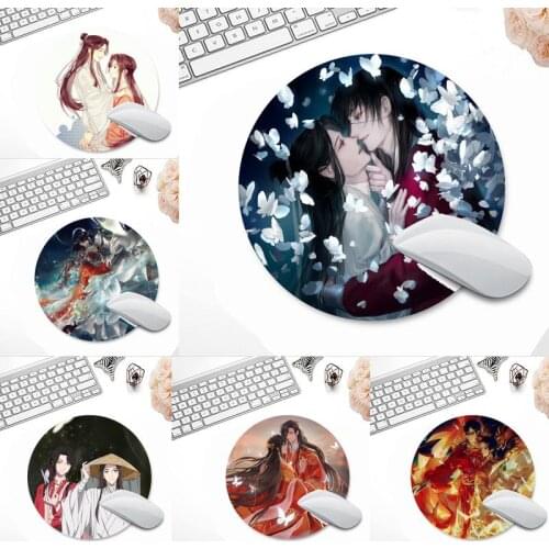 Tian guan ci fu Durable Rubber Mouse Mat Pad Round Non-slip Cushion