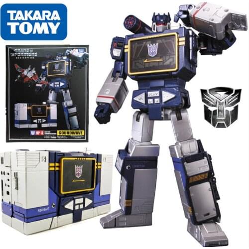 Takara Tomy Transformers Robots MP13 Soundwave Mp-13 KO Deformation Action Figure Toy Collectible