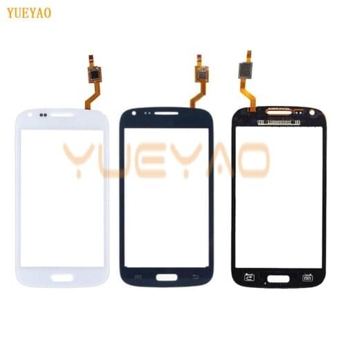 4.3" for Samsung Galaxy Core i8260 i8262 Duos GT 8262 8260 Touch Screen Digitizer Sensor Front Glass Lens Panel Black White