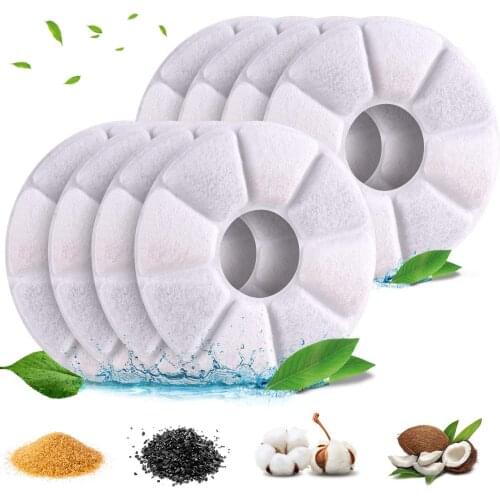 Triple Filtration System Replacement Cat Water Fountain Filters ,Cat Fountain Filter, Pet Water Dispenser Replacement Filter