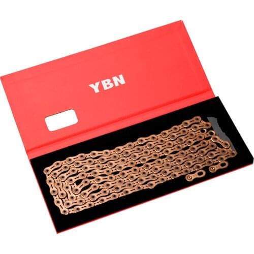 YBN SLA 11S 11-Speed 22S 33S Bicycle Chain Hollow Diamond Black MTB Road Bike Chain 112 Links for Shimano/SRAM/Campanolo System