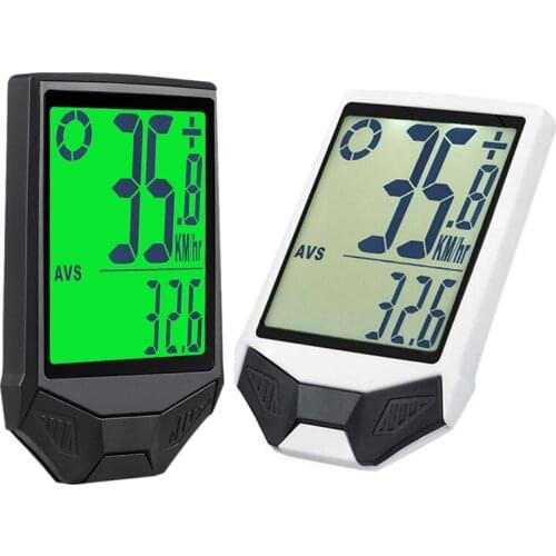 Bike Computer,Large Screen Wireless Waterproof Multi-Functions Cycling Computers Stopwatch Odometer with LCD Display