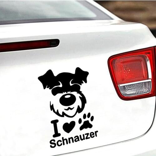 Waterproof sunscreen shelter scratch Dog Car Stickers funny packaging vinyl I love sinari two body film auto products auto parts