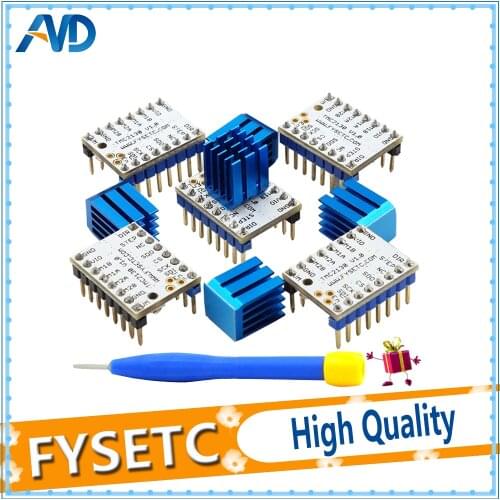 10pcs TMC2130 Stepping Motor Mute Driver Stepstick Power Tube Built-in Driver Current 1.4A Peak Current 2.5A Replace TMC2100