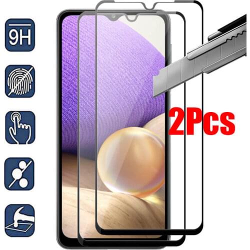 2Pcs Protective Glass For Samsung Galaxy A32 A72 A52 Glass Screen Protector 3D On Samsun Galaxi A 32 A 52 A 72 Safety Film Armor