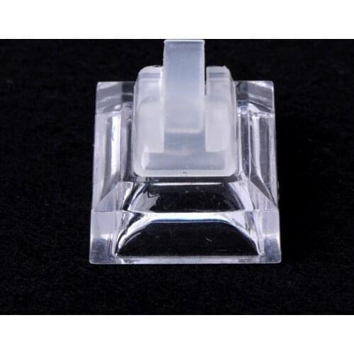 Acrylic Transparent Ring Show Display Showcase Jewelry Decoration Stand Holder N7MF