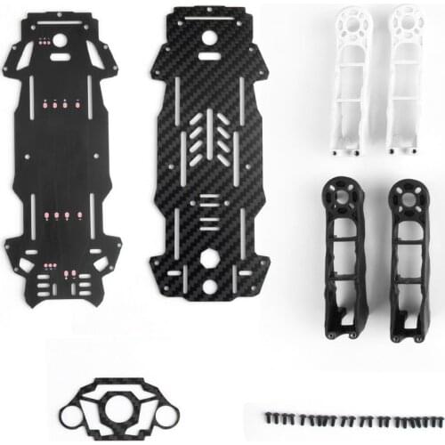 Enzo250 250mm Wheelbase 4-Axis Carbon Fiber Quadcopter Frame Kit Black&White