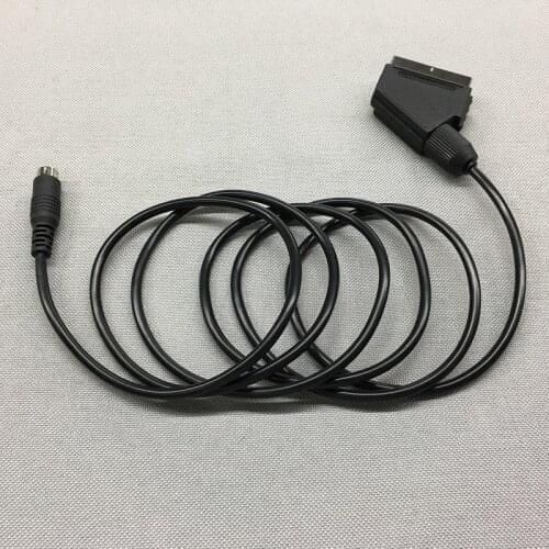 FZQWEG 10 pcs 1.8M/6FT RGB Scart AV Cable Lead Audio Video Connector for Genesis Megadrive 2 PAL Version