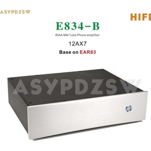 E834B RIAA MM Tube phono amplifier 12AX7 Turntable preamplifier Base on EAR834