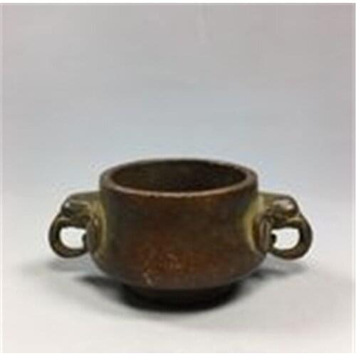 Small censer Xiangbi censer pure copper antique table top ornament small copper censer