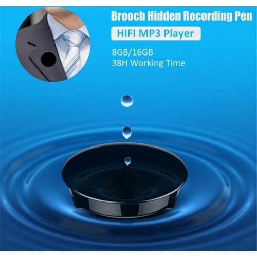 Smallest Voice Recorder Mini HIFI MP3 Player Small Digital Audio Sound Recorder Micro Voice Recorder Dictaphone Recording Device