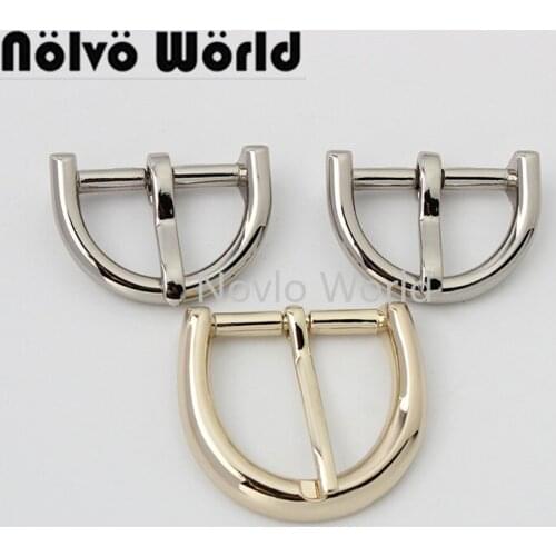 Nolvo World 5-20-100pieces 26mm 27mm 5 colors light gold pin buckles leather bag buckle custom handbags pin buckle wholesale