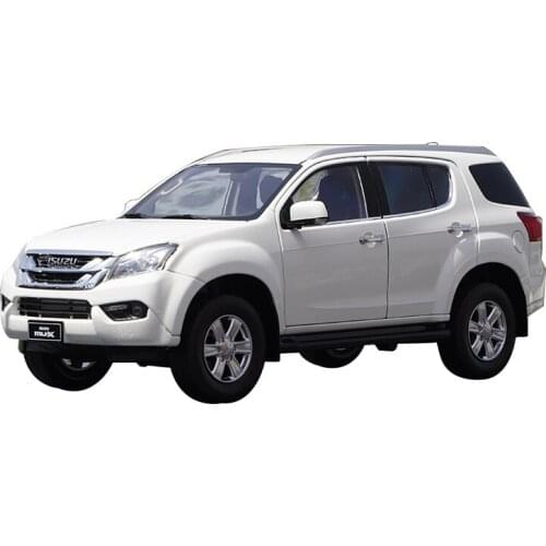 1/18 Metal alloy die-casting simulation car model Isuzu MU-X off-road vehicle Adult collection Toys for children Family display