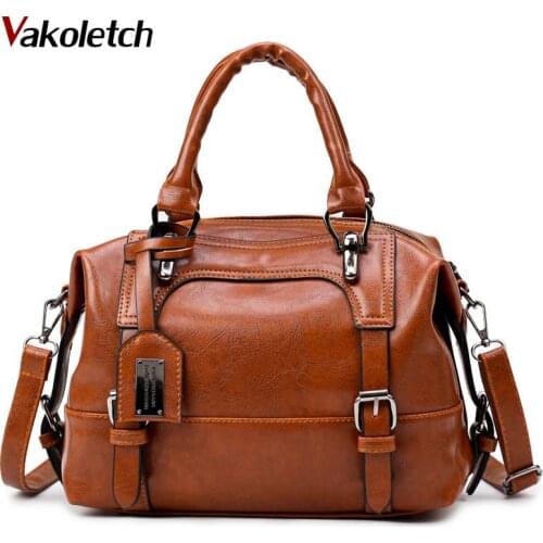 2020 New Brand Boston Women Bag Vintage Four Belts Shoulder Bags Sequined Women Handbags Designer PU Leather Bags Ladies KL222