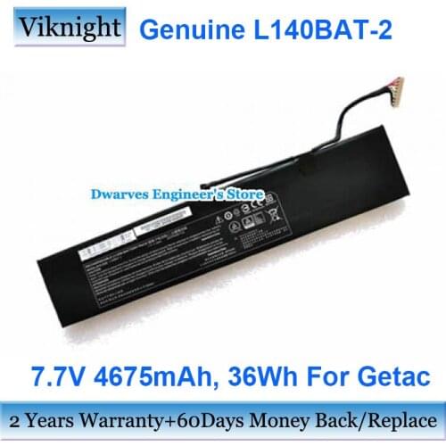 Genuine L140BAT-2 7.7V 4675mAh Laptop Battery For Getac 2ICP5/50/112 Li-ion Rechargeable Battery Packs