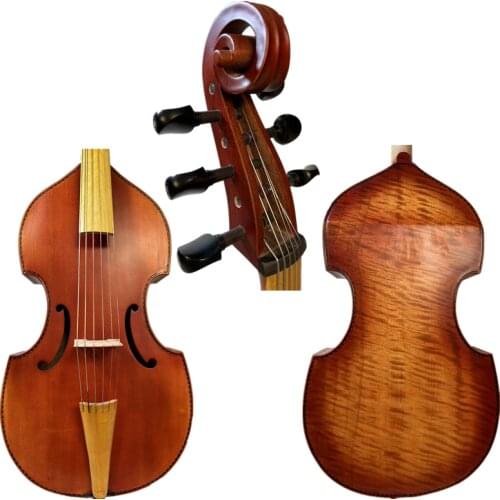 Solid wood SONG Brand Maestro 6 Strings 27" viola da gamba brown color #13172