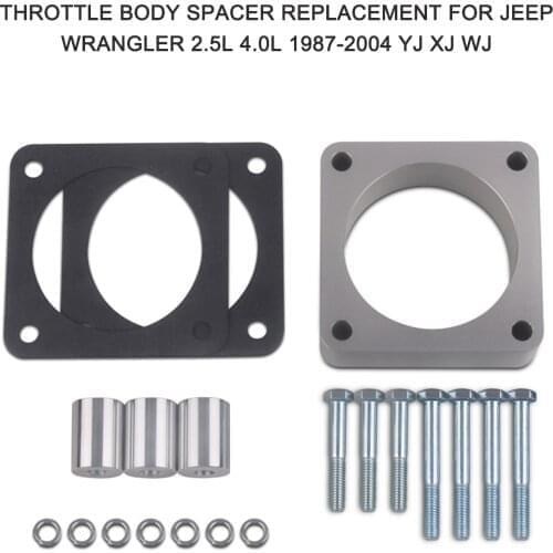 Throttle Body Spacer Replacement for Jeep Wrangler 2.5L 4.0L 1987-2004 YJ XJ WJ Car accessories