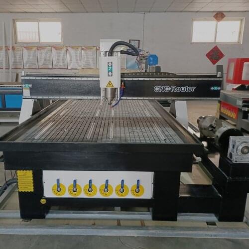 ROBOTEC CNC Router 1224 Advertising Wood Engraving And Cutting Machine With Aspiration System 1300x2500mm Size