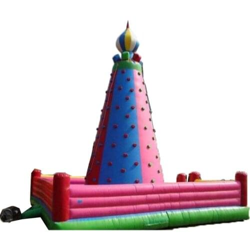 Sport equipment Combined inflatable climbing wall for kids