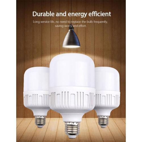 Hot LED High Power Energy Saving Bulb E27 Screw Port 220V Super Bright 5/10/15/20/30W Factory Lamp Outdoor Lighting Dropshipping