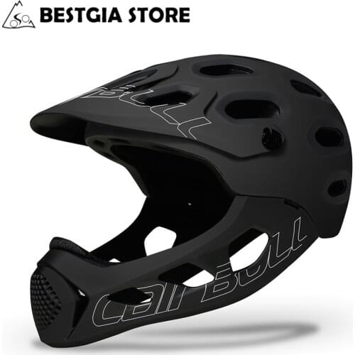 Cairbull Adult Full Face Bike Helmet Casco MTB Mountain Road Bicycle Full Covered Helmet Motorcycle DH Downhill Cycling Helmet