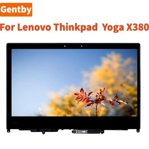 For Lenovo X380 Yoga 20LH 20LJ Series 13.3" FHD LCD Display Screen Touch Screen Assembly W/Digitizer Control Board + Bezel