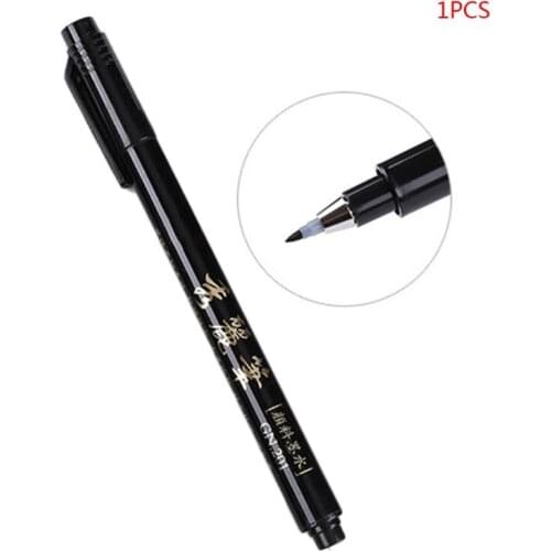1/4/6/9pcs Chinese Japanese Calligraphy Brush Pen Markers Art Writing Painting