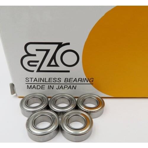 10pcs/50pcs Japan EZO high speed stainless steel bearing S693ZZ S695ZZ 3*8*4 5*13*4 mm 693HZZ 695HZZ DDR-1350ZZ