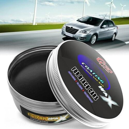200g Car Wax Crystal Plating Set Hard Glossy Carnauba Wax Paint Care Coating Tiny Scratch Repair Maintenance black AUTO wax
