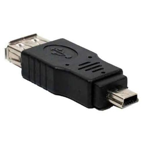 2017 Hot New Black USB 2.0 A Female to Mini USB B 5 Pin Male Adapter Converter Changer