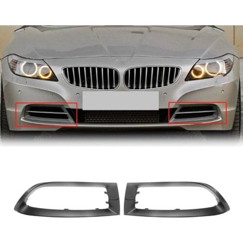 2X Car L+R Front Bumper Grille Grill Lower Trim Decoration Frame for-BMW Z4 E89 2009-2016