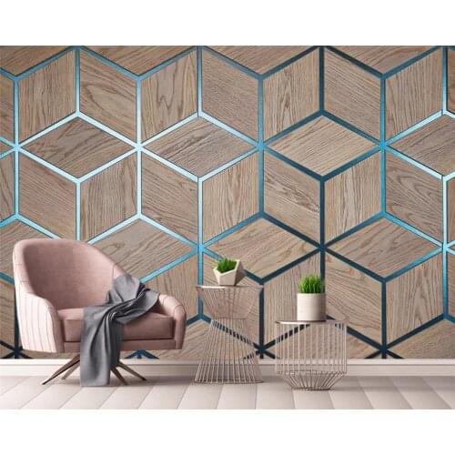 Beibehang Angepasst moderne umwelt papel de parede 3d tapete geometrische mosaik kunst deco bar werkzeug sofa hintergrund