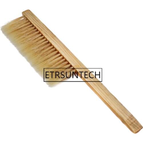 50pcs Beekeeping Tools Wood Bee Sweep Brush Two Rows Bristles Hair New Bee Brushes Beekeeping Equipment for Apiculture