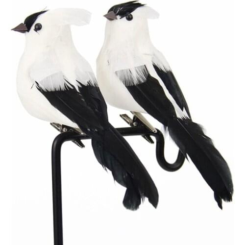 Home Accessories Foam Feather Artificial Parrots Imitation Bird Model Home Outdoors Garden Wedding Decoration Ornament