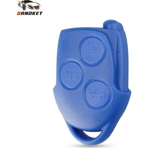 Dandkey 10X New 3 Button Remote Car Key Shell Fit For Ford Transit Connect Set Europe Model Blue Case Cover 433MHZ Keyless Entry
