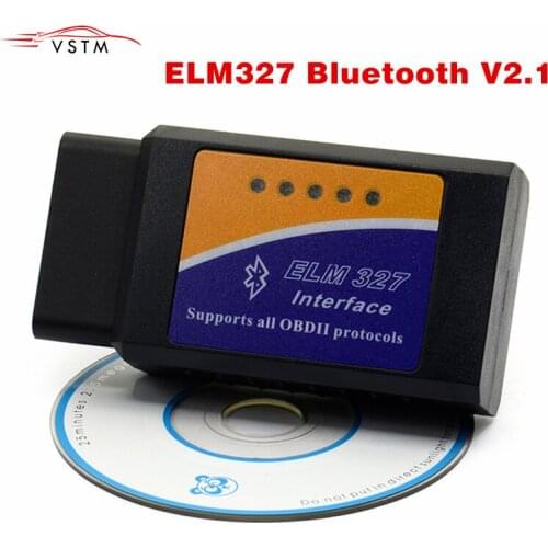 ELM327 OBD2 V2.1 Bluetooth diagnostic auto Scanner Elm 327 Obd2 Scanner Car Diagnostic Tool Wireless For Android
