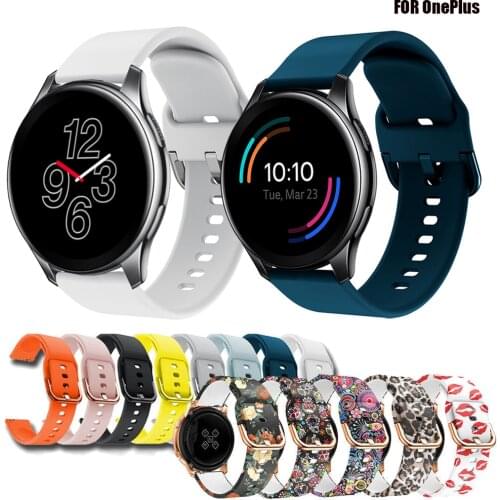 For OnePlus Watch 46mm WatchBand 22mm Silicone Sport Replacement Men womens Bracelet Watches Strap For Huawei Watch GT GT2 46mm