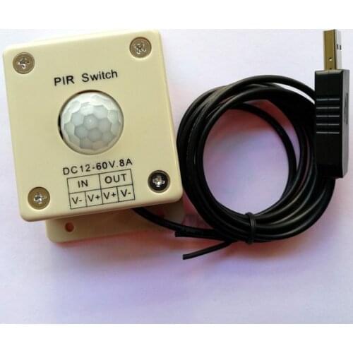 USB Human Body Infrared Pyroelectric Sensor Keyboard Emulation USB Keyboard Enter and Leave Custom Keys