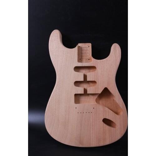 Unfinished Guitar Body Mahogany Guitar Body For Electric Guitar Replacement SSH style Solid wood guitar parts accessories