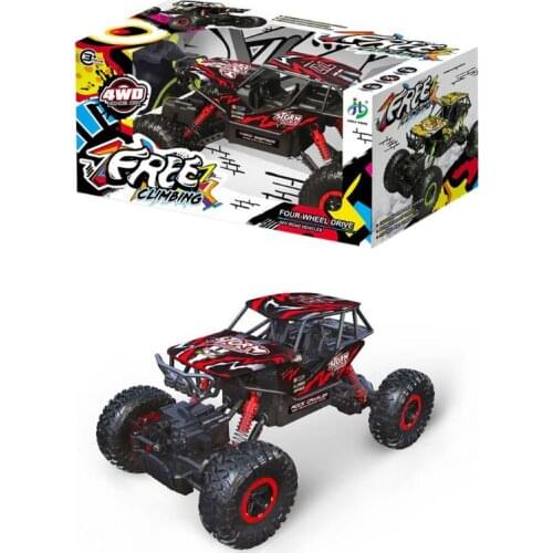 1:16 Scale RC Car 2.4GHz Remote Control 4WD Dual Motor Electric High Speed Off-road Vehicle Children Rock Crawler Toy