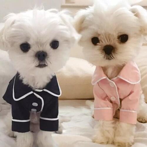 Cute Dog Pajamas Pet Clothing for Small Medium Dogs Cats Coat Luxury Jacket Clothes Chihuahua Yorkies Puppy Costume Ropa Perro