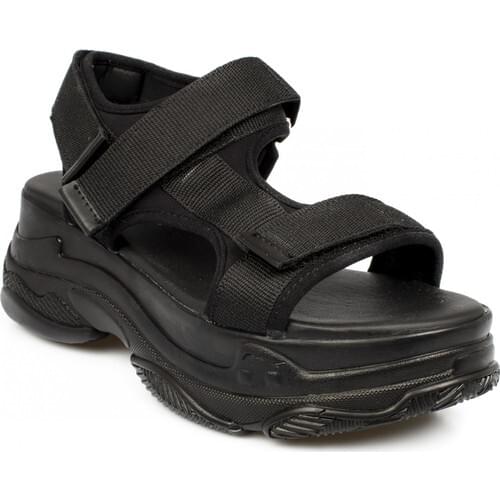 Polaris 315747 Z Fashion Black Woman Sandals