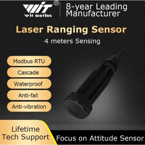 WitMotion WT53R 4cm-400cm Laser ranging sensor UART output 5-36V