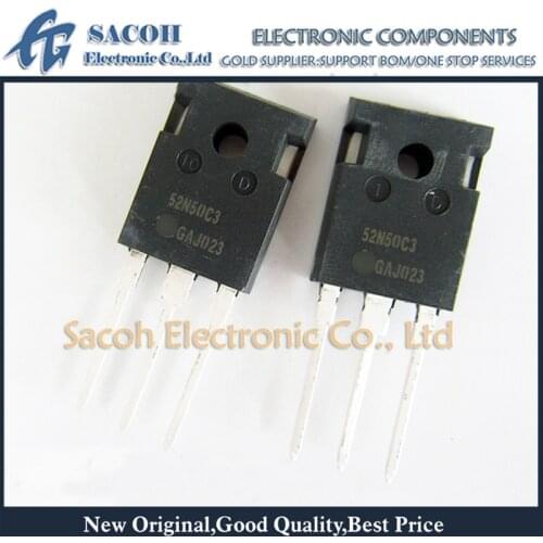 Free shipping 10Pcs SPW52N50C3 52N50C3 or IXFH52N50P2 TO-247 52A 500V Power MOSFET