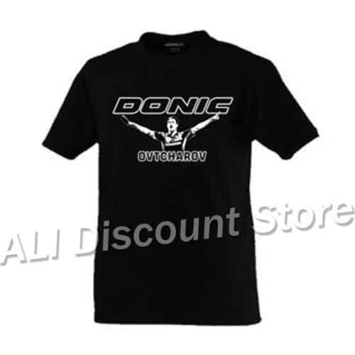 Original Donic table tennis T shirt D-Ovtcharov Wald Nell Commemorative men women shirt sleeved shirt ping pong Jersey