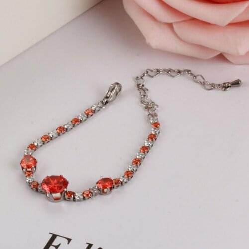 OUFEI Stainless Steel Bracelet Mulheres Charme Fashion Jewelry 2020 Zircon Bracelets For Women Boho Jewelry Summer Accessories