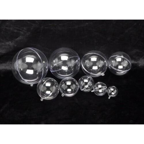 4mm plastic Transparent ball Christmas decorations Drop ornaments Event & Party Supplies