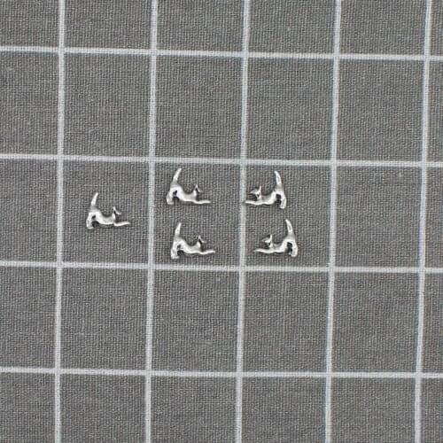 10pcs Charms Cat 14*16mm Antique Making Pendant fit Vintage Tibetan Bronze Silver color DIY Bracelet Necklace Making X1888