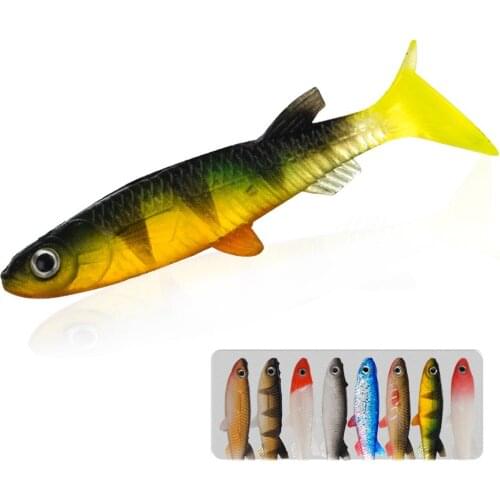 8 Colour 3g 6cm High Quality Artificial Soft Lures Baits Fishing Lure Leurre Shad 3D Eyes Soft Flex